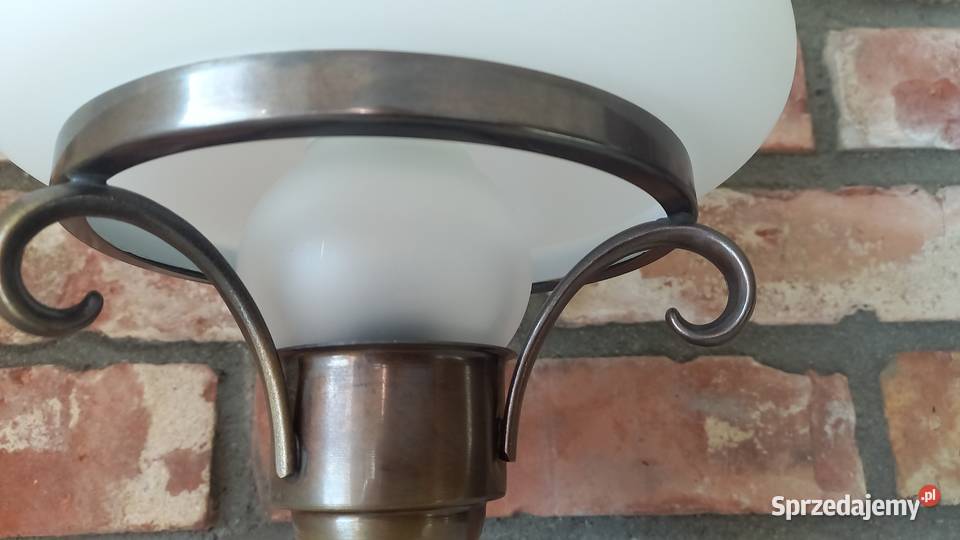 Lampka metalowa Stołowa Gabinetowa Nocna Szklany Lampy stołowe i nocne Gawroniec