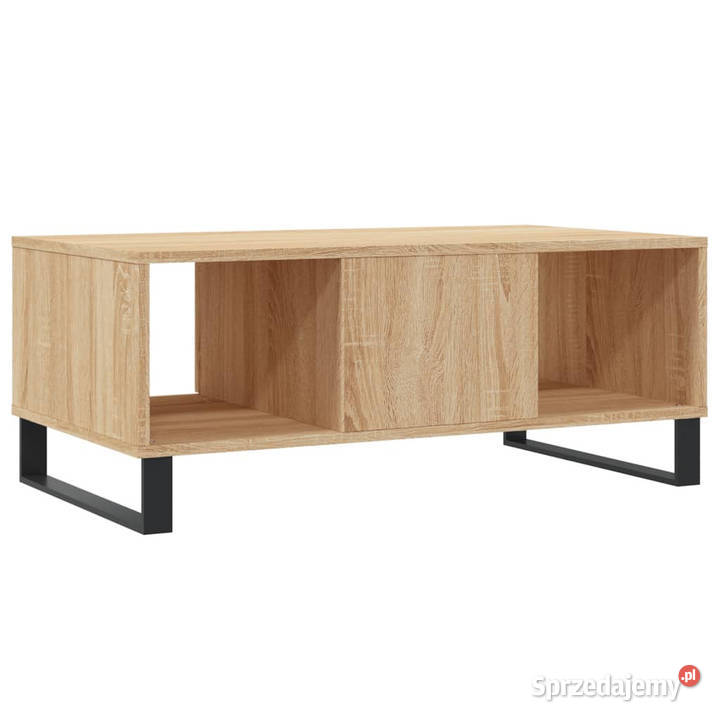 Stolik kawowy dąb sonoma 90x50x365 materiał Warszawa