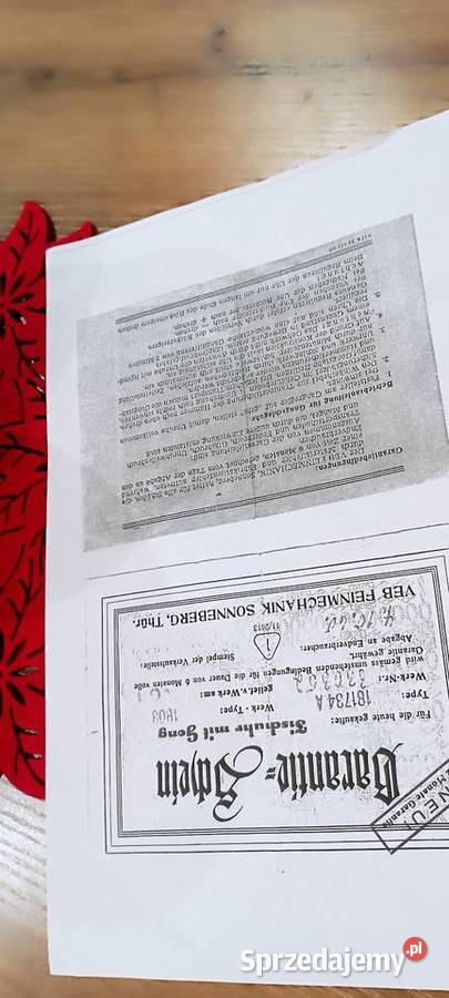 Zegar kominkowy SONNEBERG wypr w Niemczech z Antyki, Sztuka, Kolekcje Żary sprzedam