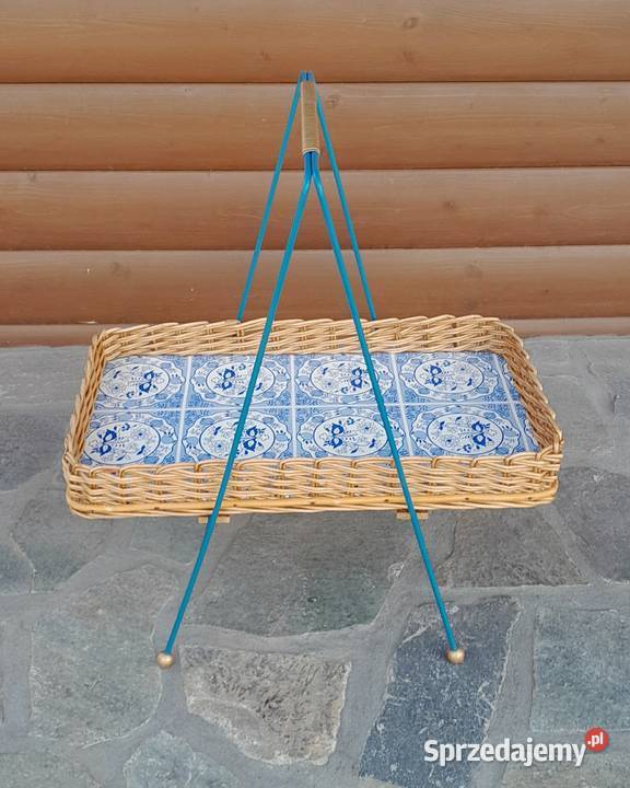 Taca PRL vintage wiklina świeżo odnowiona Rzeszów