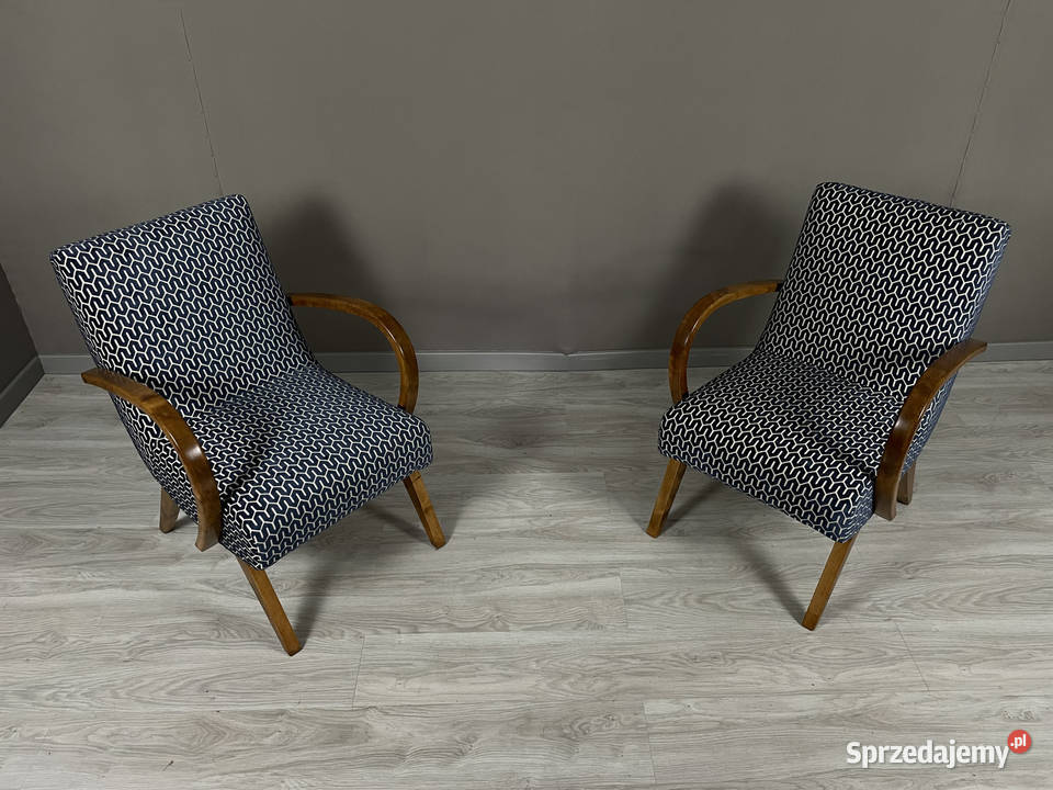 2 FOTELE ART DECO JHALABALA łódzkie Łódź