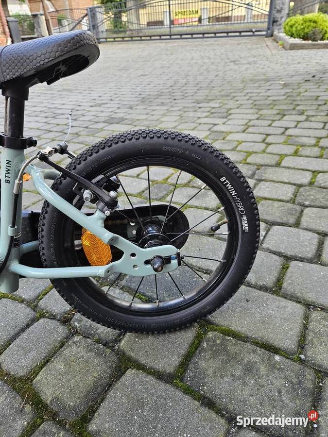 Rower dziecięcy BTWIN 14 zielony Nowe Budkowice sprzedam