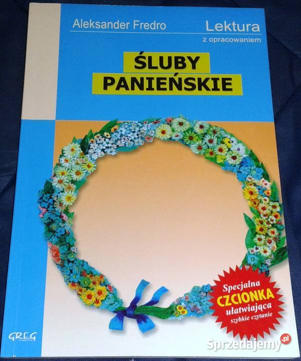 Śluby panieńskie Aleksander Fredro Lektura z sprzedam