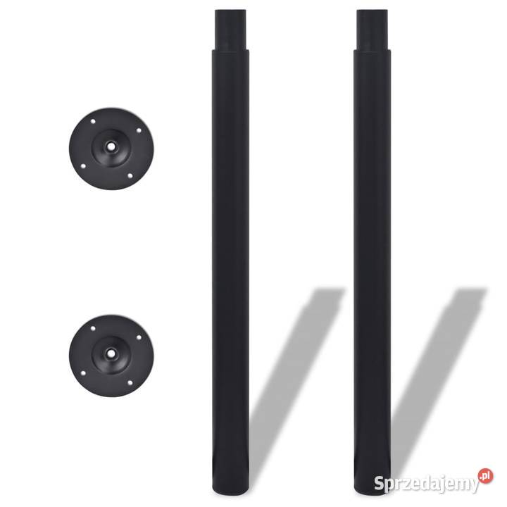 vidaXL Teleskopowe nogi do stołu 4 czarne Warszawa