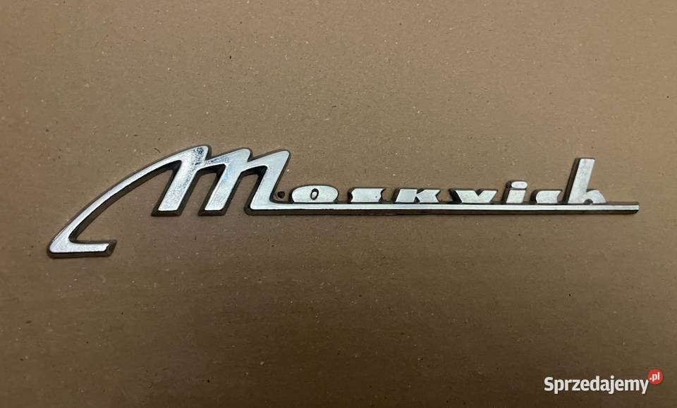 Moskwich 408 logo klapy tył Rok produkcji 1980 wielkopolskie Poznań sprzedam