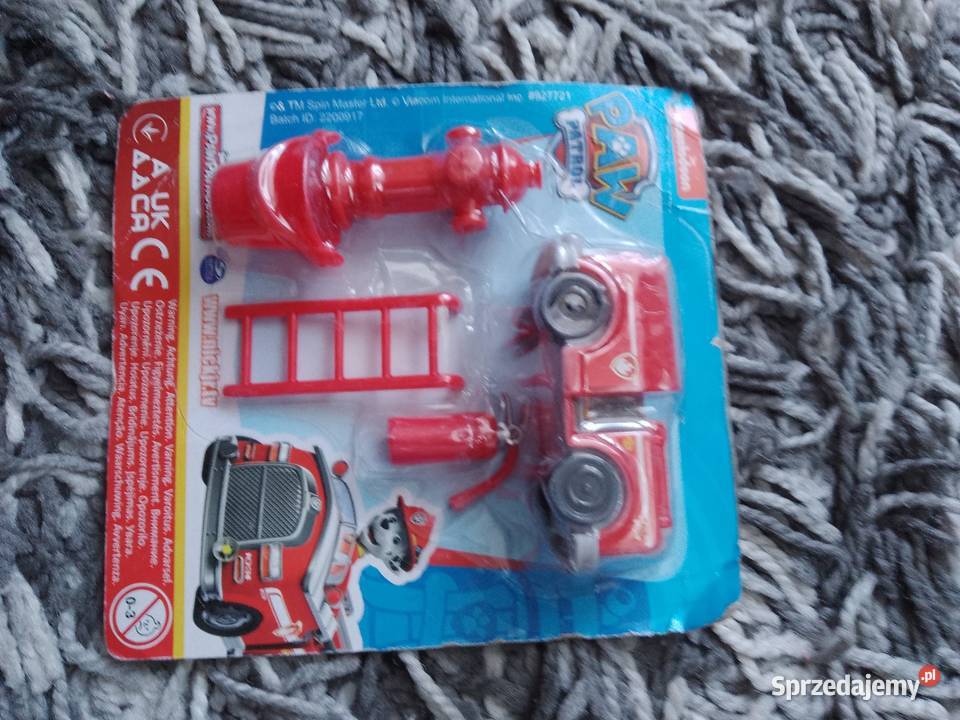Zestaw strażacki PAW PATROL Samochody i pojazdy Chrzanów