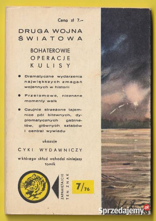 ŻÓŁTY TYGRYS LEWY BRZEG W OGNIU 1976
