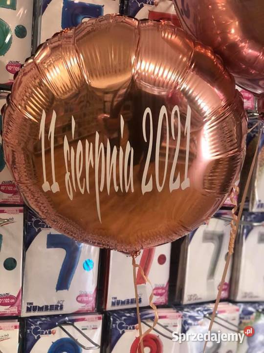 balon z własnym napisem 1 sztuki Katowice