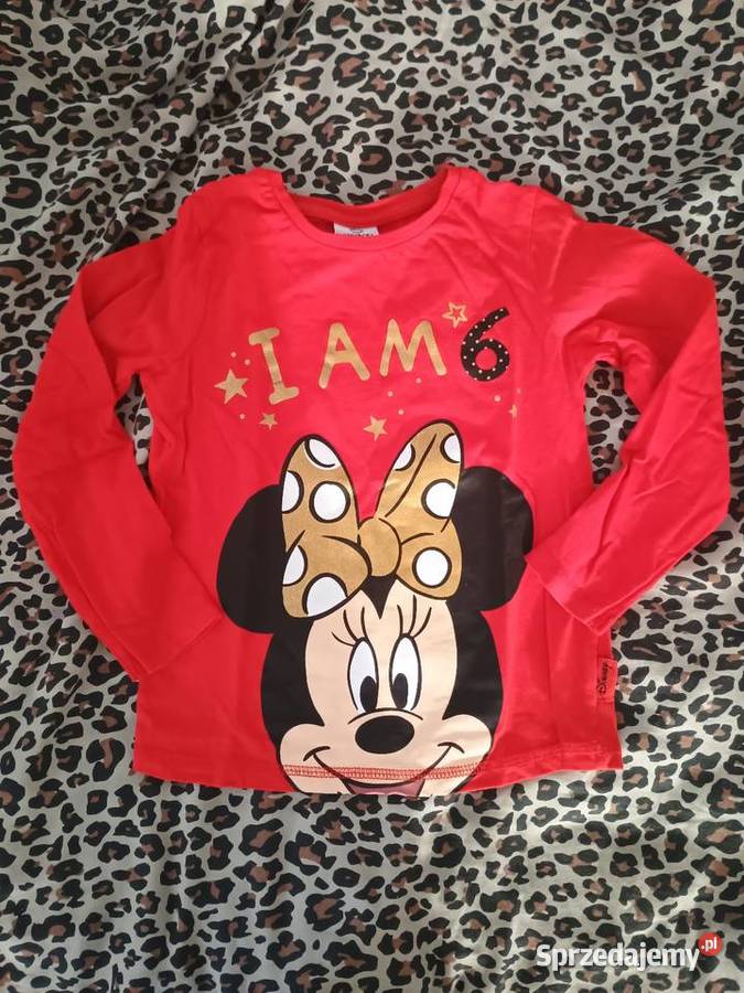 Czerwona bluzka George z Myszką Minnie Idealna George lubuskie Strzelce Krajeńskie
