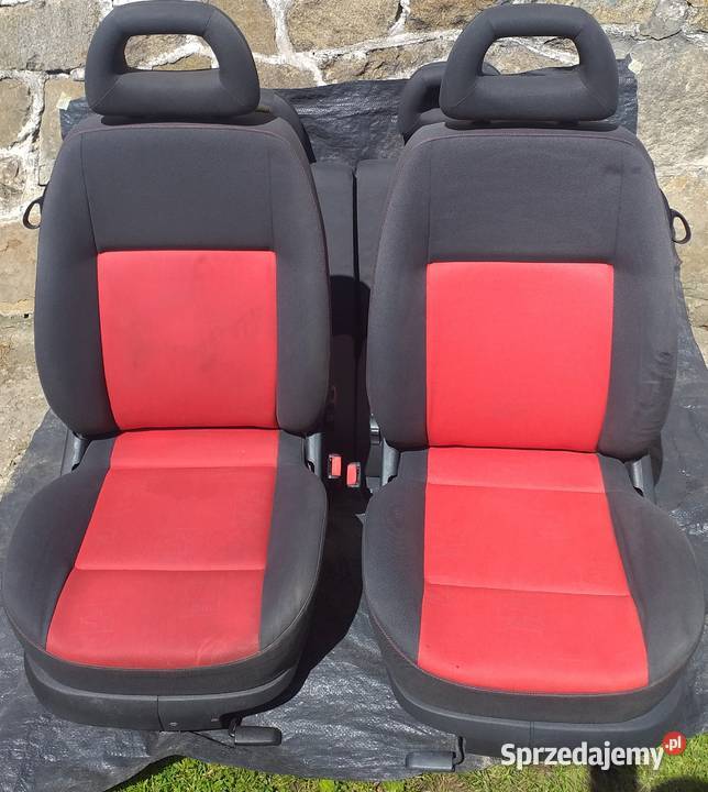 Fotele kanapa komplet vw lupo arosa polo 3d Nysa