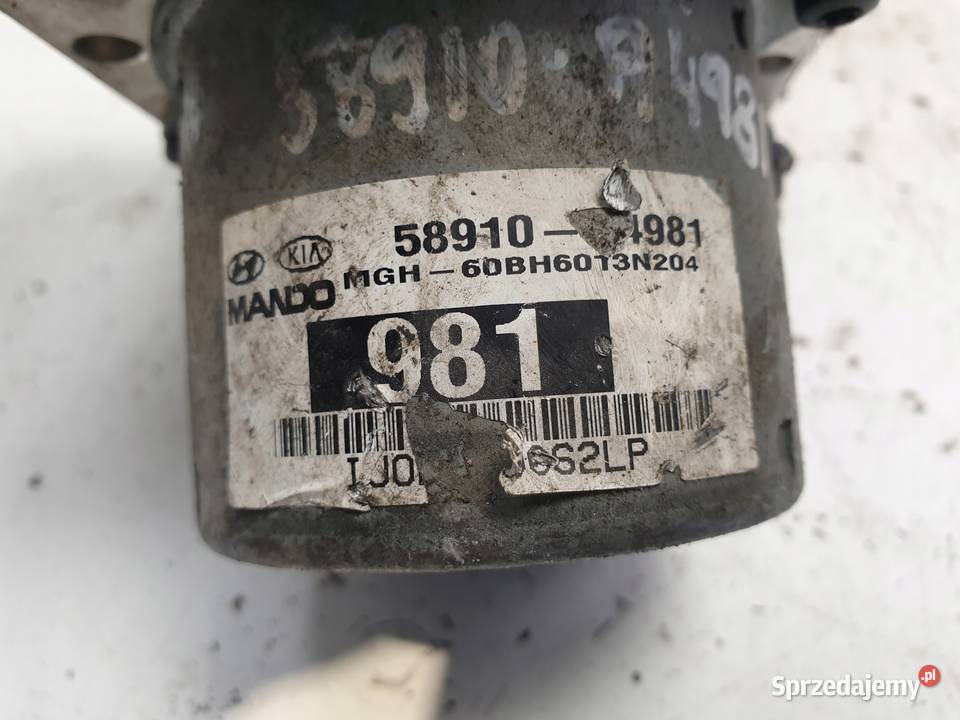 Kia Carens IV POMPA ABS hamulcowa 58910A4981