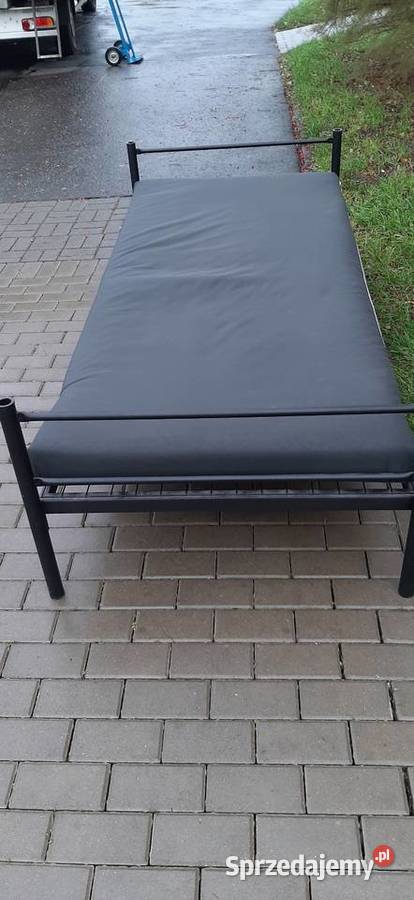 Łóżko jedoosobowe metalowe Łóżka sprzedam