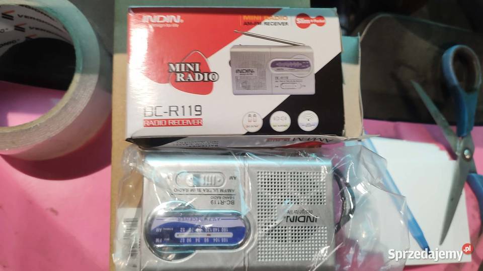 przenośne radio kieszonkowe marki INDIN model Książ Wielkopolski