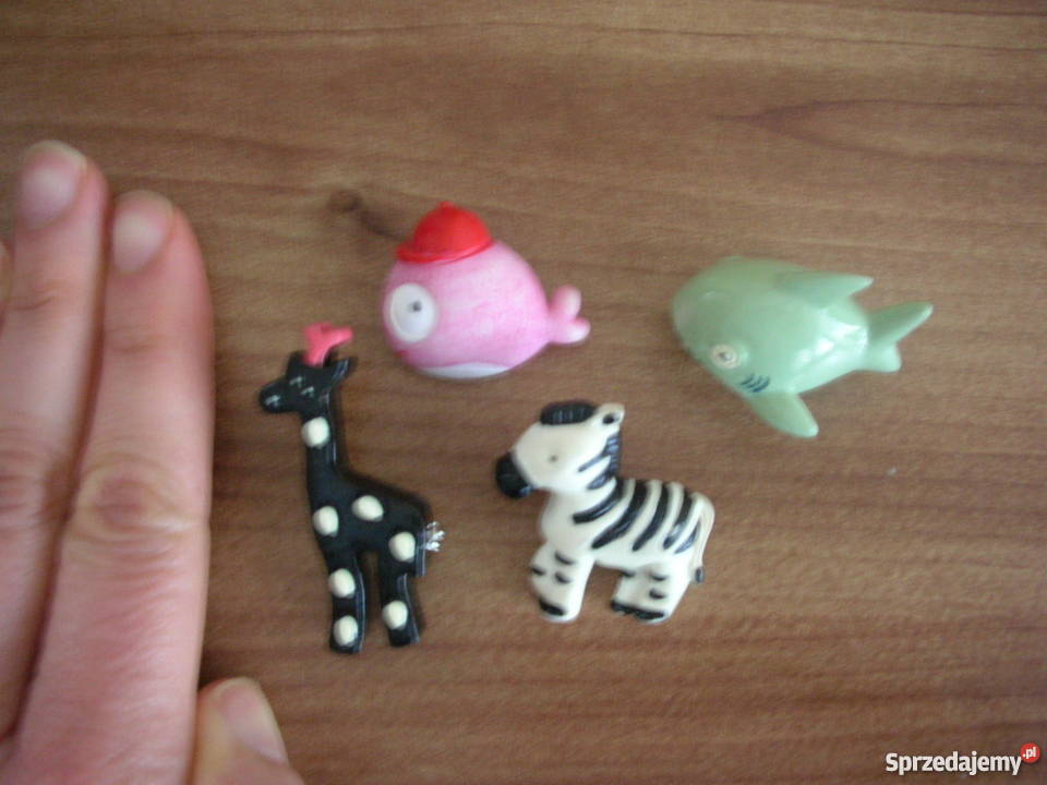 Śliczne Broszki dziecka rekin żyrafa zebra 4