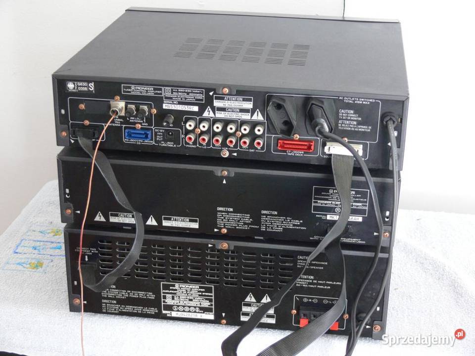 Wzmacniacz z korektorem i radio Pioneer WYSYŁKA Amplitunery Jasło