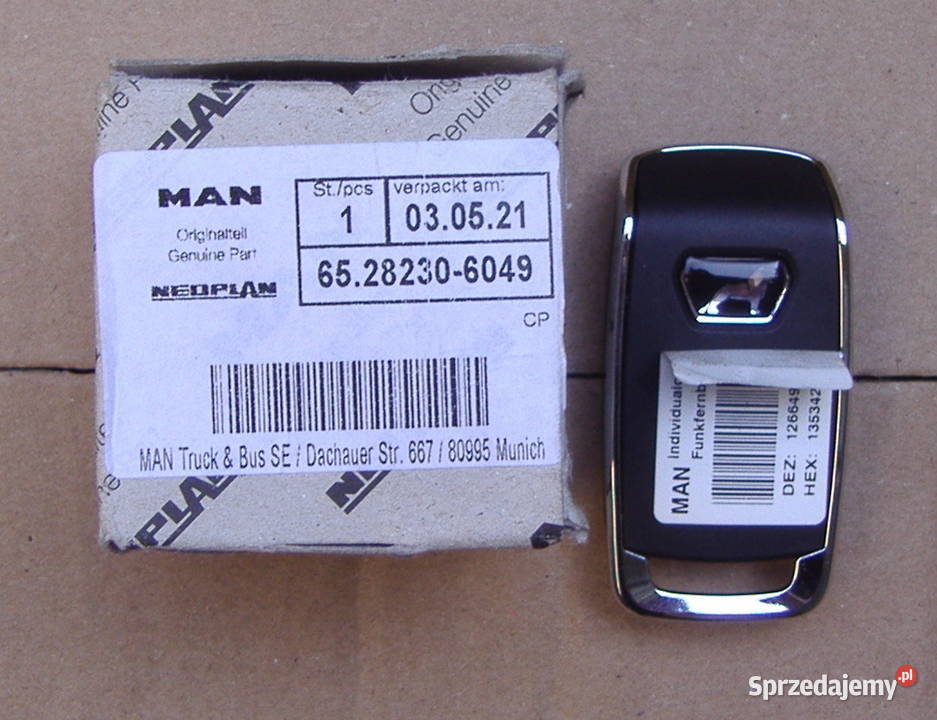 MAN TGE PILOT WEBASTO 65282306049 Katowice sprzedam