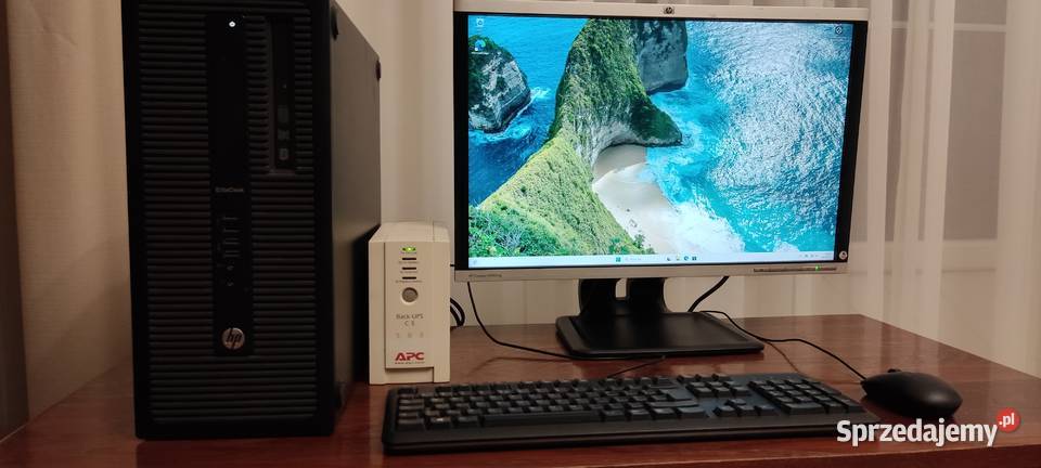 Komputer Orginalny HP Elite zestaw z monitorem Lublin