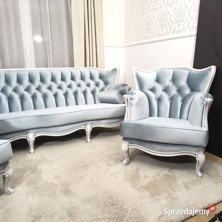 Komplet wypoczynkowy Ludwik sofa fotele Jagodnik
