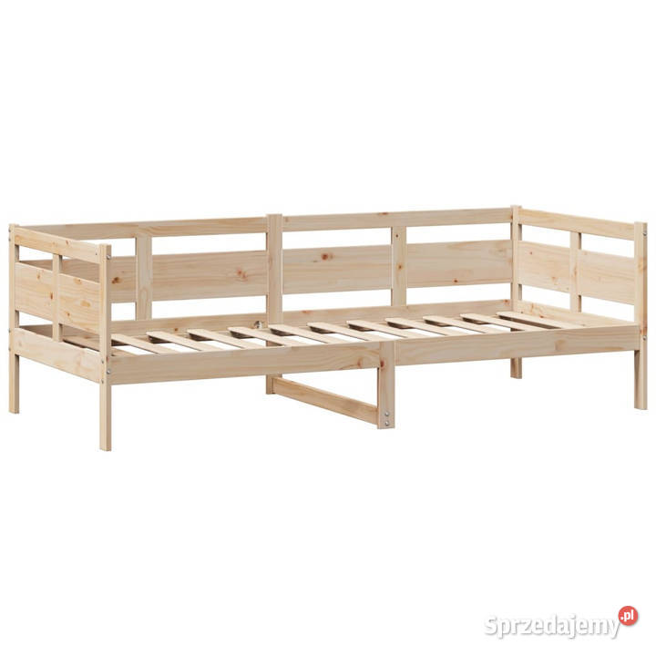 Łóżko dzienne z szufladami lite drewno sosnowe 88cm Warszawa