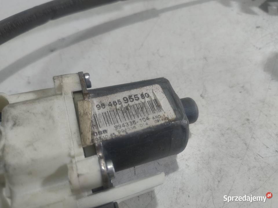 MECHANIZM PODNOŚNIK SZYBY PRAWY TYŁ PEUGEOT 407 sprzedam