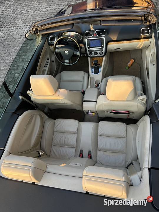 Volkswagen EOS 20 FSI DSG Highline 200 Skóra wielofunkcyjna kierownica Volkswagen śląskie Mikołów