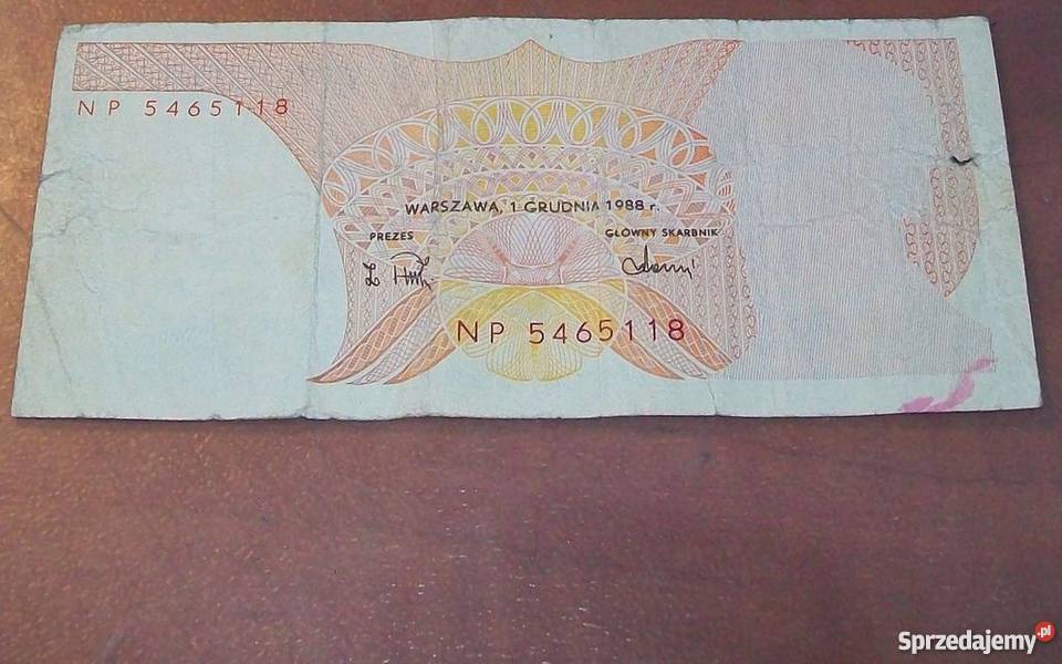 100 WARYŃSKI 1988 PRL DESTRUCT BŁĘDODRUK Poznań