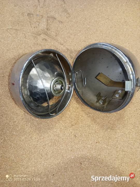 Stara lampa rowerowa National Sanyo Elektric Części i akcesoria Ciosaniec