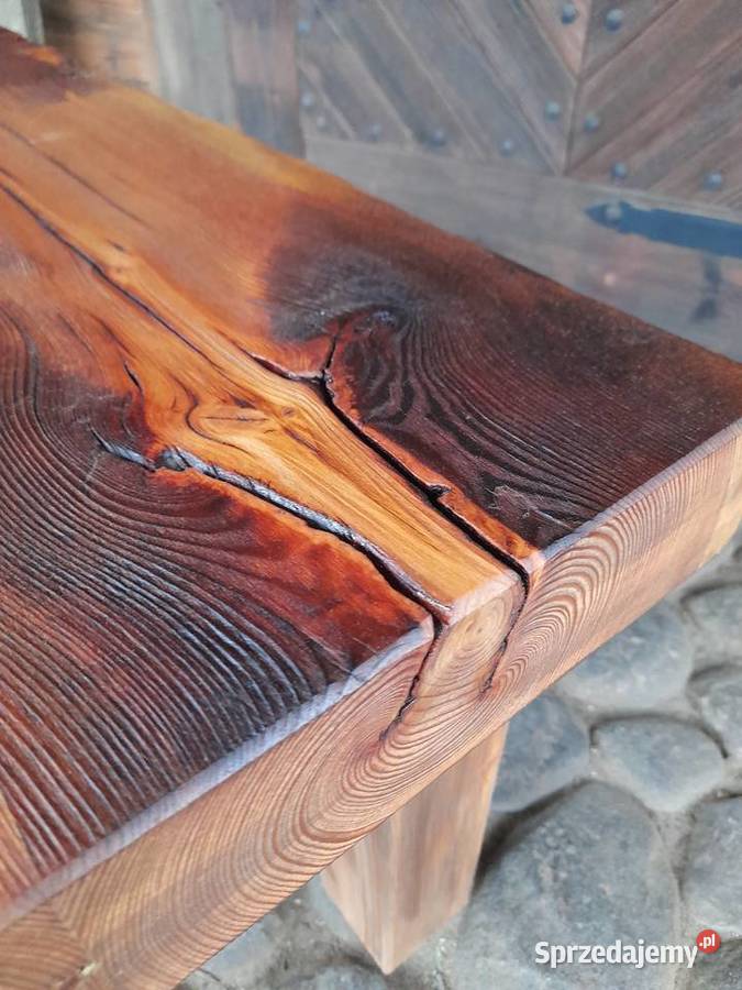 Stolik kawowy stare drewno Dom i Ogród sprzedam