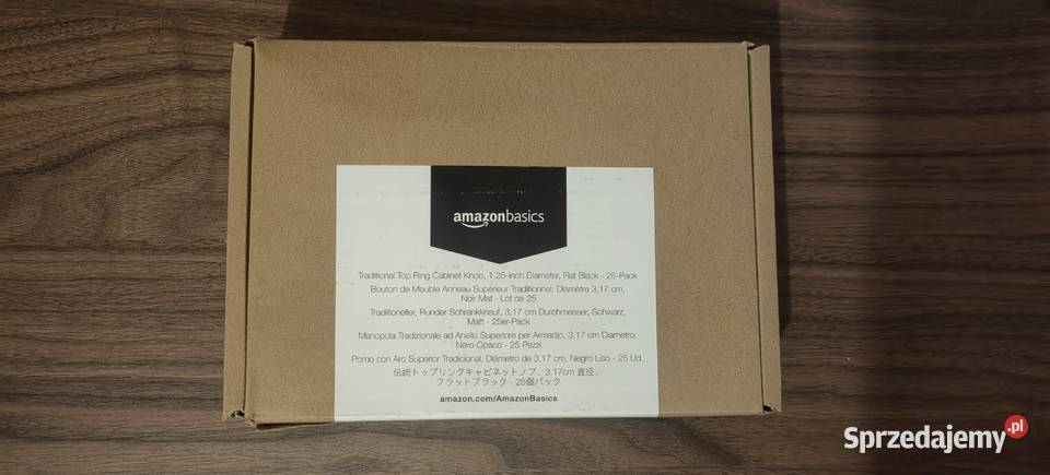 Gałki uchwyty do mebli Amazon Basics 25 Czarny Warszawa