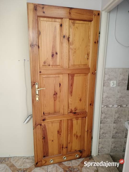 Sprzedam używane drzwi wewnętrzne 80cm Drzwi wewnętrzne mazowieckie Płock