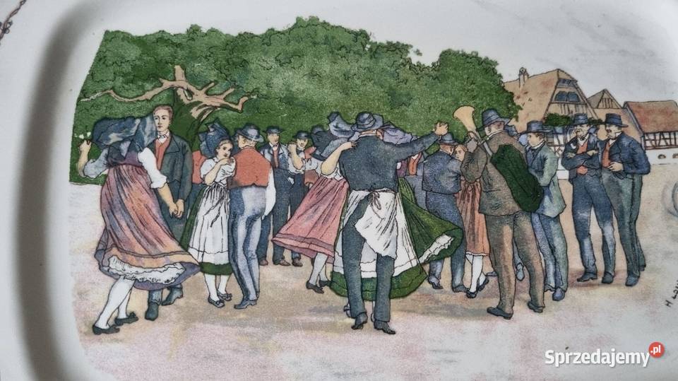 Półmisek OBERNAI wielkopolskie Wola Podłężna