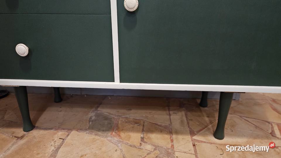 Kredens PRL retro lata 60te metamorfozie Lublin