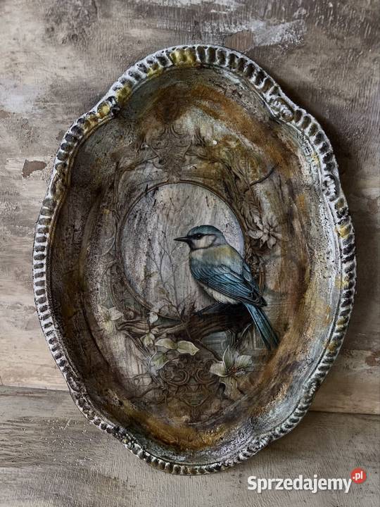 Piękna stylowa taca śląskie