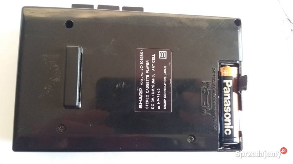 Walkman Sharp JC 105 kasetowy Magnetofony