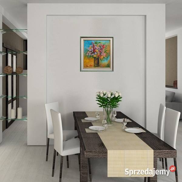 Obraz olejny Polne kwiaty wielokolorowy Obrazki i obrazy