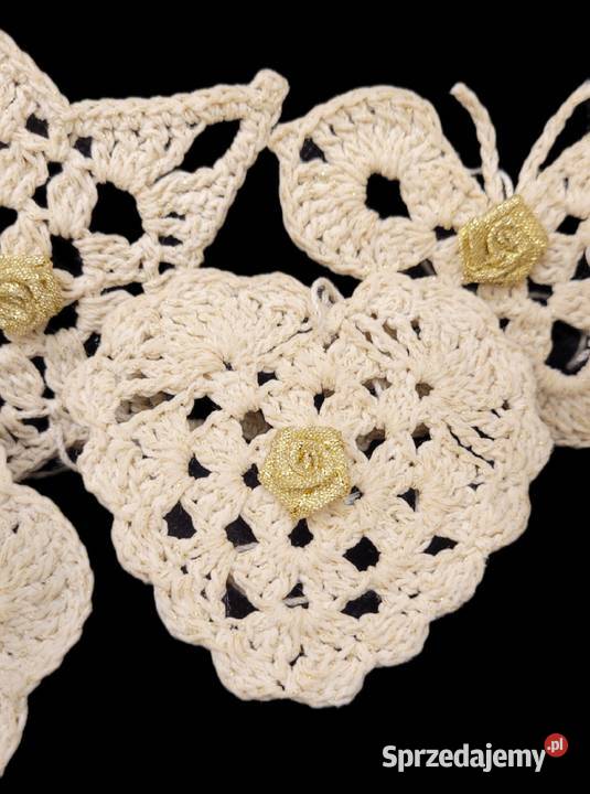 Zestaw ozdób na choinkę ręcznie wykonanych Krzywaczka sprzedam