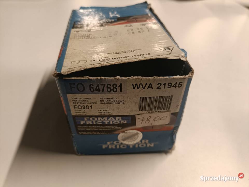 KLOCKI HAMULCOWE Audi A4 B5 VW Passat B5 Rudka sprzedam