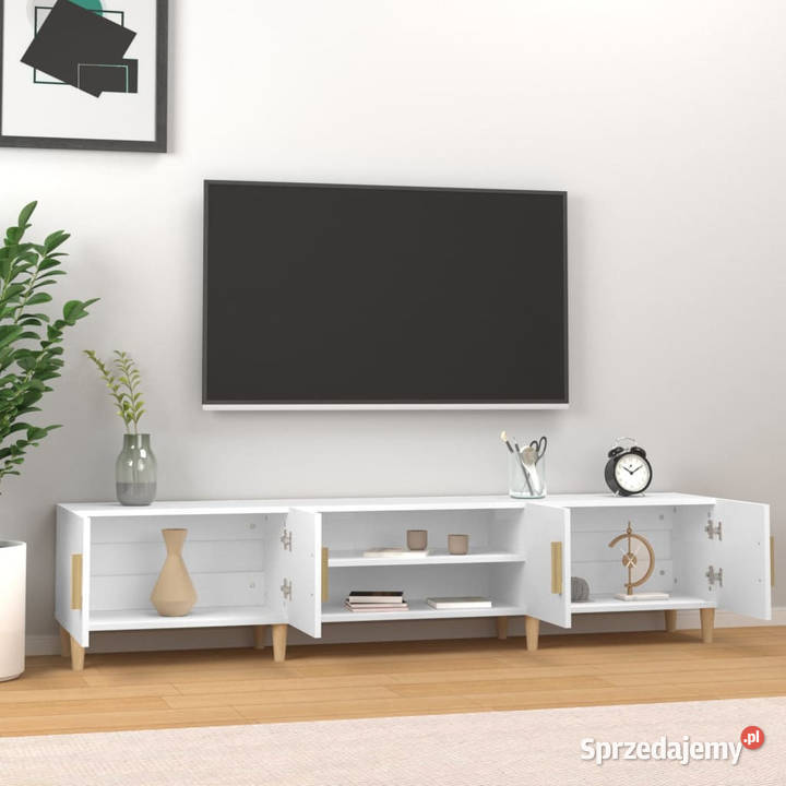 Szafka pod TV biała 180x315x40 materiał Szafki Warszawa sprzedam