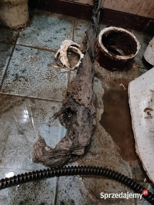 Przepychanie rur udrażnianie kanalizacji PWIK Siedlce