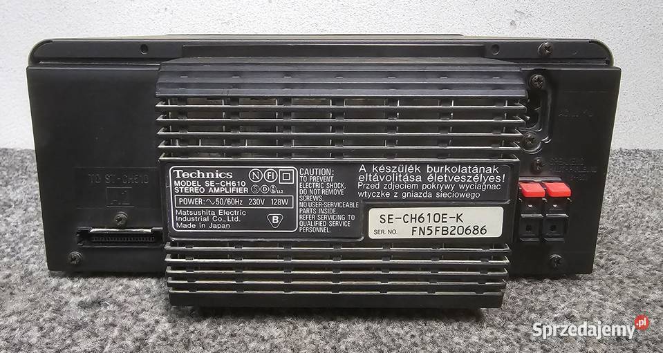 wzmacniacz stereo Technics SECH610 Kraków sprzedam