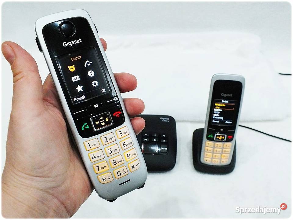 Telefon stacjonarny Gigaset C430A z sekretarką i