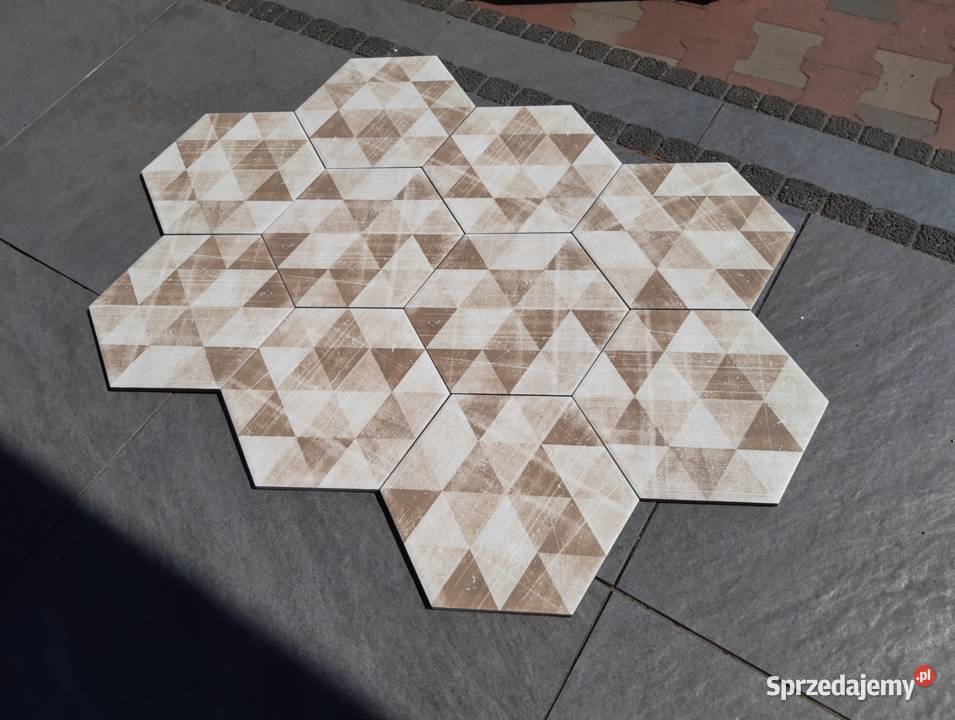 Płytki HEXAGON HEX UNIWERSUM MOTYW CREMA 26X26