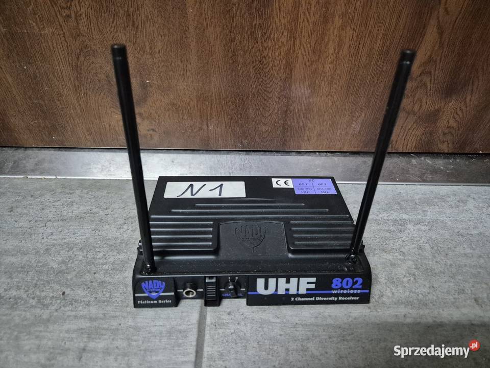Nady uhf 802 platinum series 2 Channel wireless Złocieniec
