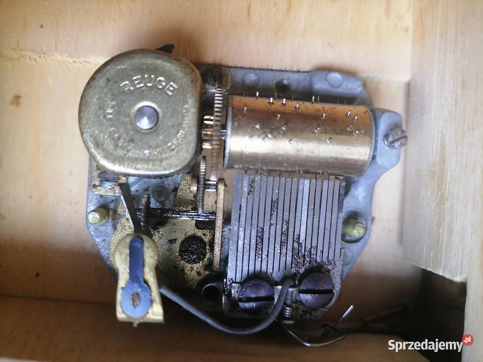 Starra szkatułka z pozytywka Szwajcaria Kraków