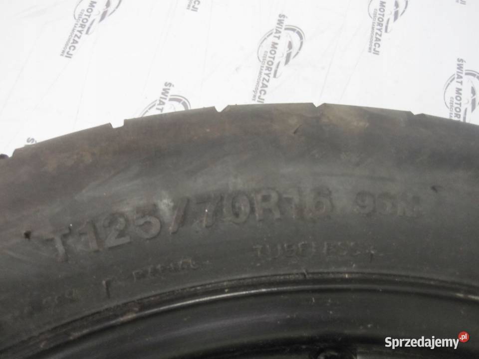 VW GOLF AUDI SEAT ALTEA koło dojazdowe 1257016 Koła dojazdowe świętokrzyskie