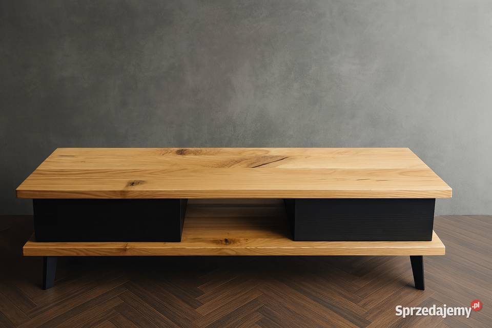 Szafka RTV Dębowa LOFT 100 Lite Drewno Różne Warszawa