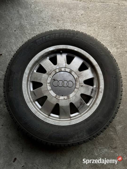 Alufelgi 15 Audi z oponami Michelin 19565 R15 lubelskie Międzyrzec Podlaski