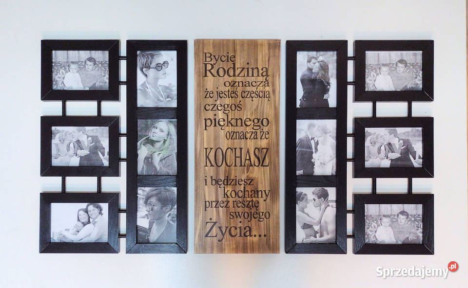 Multirama z drewna zestaw Ramek na zdjęcia 13x18 sprzedam