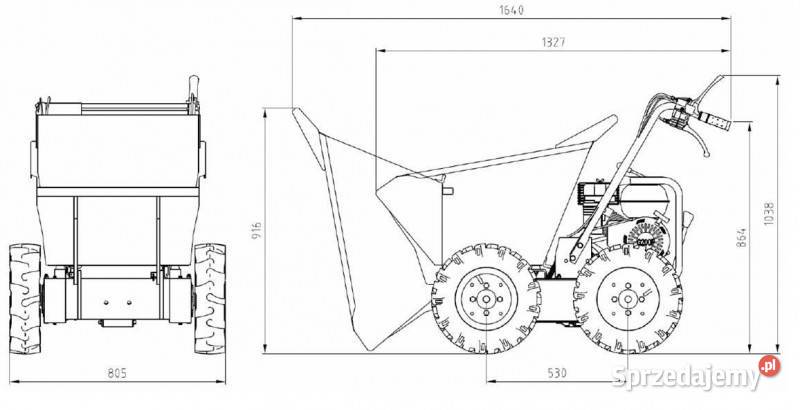 WOZIDŁO SPALINOWE ZIPPER ZIRD300 4X4 ŁADOWNOŚĆ śląskie Mikołów