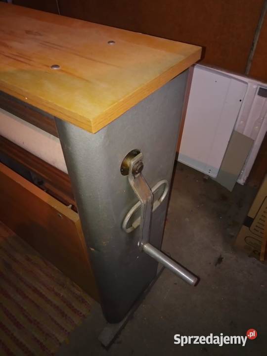 Magiel ręczny do prasowania tkanin PRL vintage łódzkie Łódź